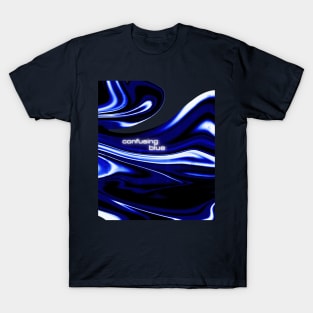 Blue Vintage Cybercore T-Shirt
